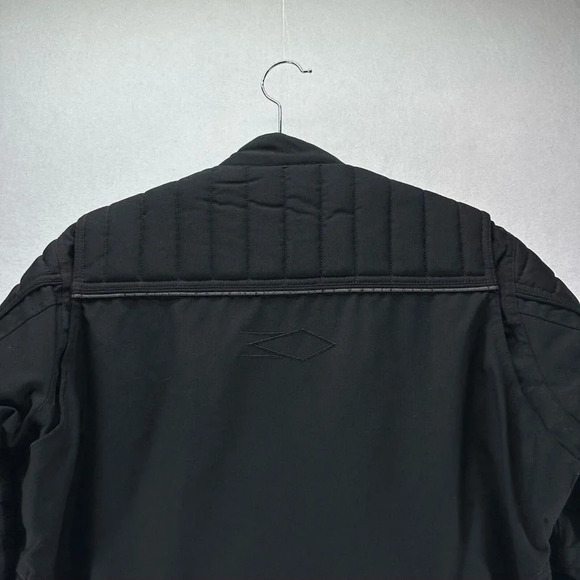 Power Trip Jacket Womens Size L Motocross Riding Padded Shoulder Nylon Black - Picture 6 of 13
